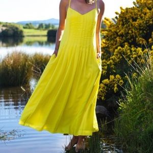 Banana Republic yellow dress